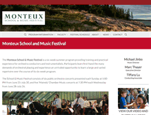 Tablet Screenshot of monteuxschool.org